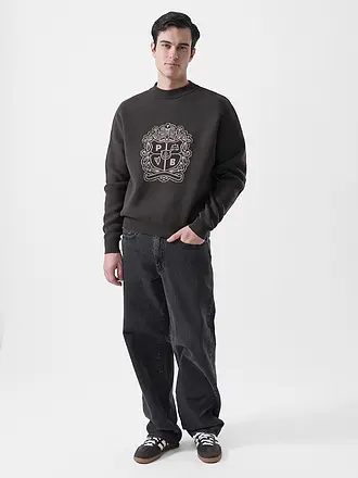 PROHIBITED | Pullover EMBLEM KNIT | braun